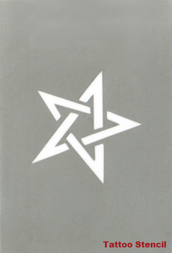 Star Tattoo Stencil Stargazer