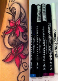 Stargazer Tatuagem de Caneta - Rosa