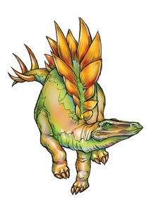 Tatuaggio Di Stegosauro