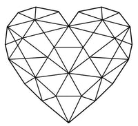 Strepik Tatuaje Geométrico Del Corazón