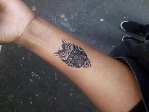 Strepik Owl Tattoo