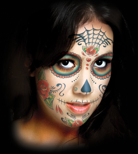 Kit De Tatuaje Facial De Sugar Skull