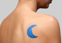 Super Deep Blue Temporary Tattoo Spray 50 ml + 3 Stencils