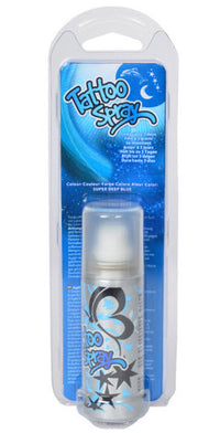 Spray Tatuaggio Blu Scuro 50 ml + 3 Stencil