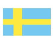 Schwedische Flagge Tattoo
