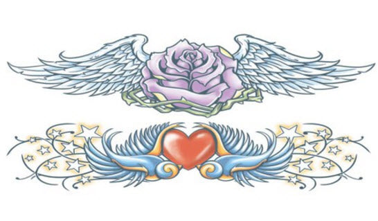 Schwalben Klebe Tattoos