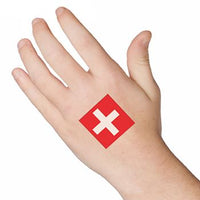 Tatuaje De La Bandera De Suiza