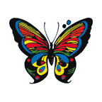 Body Art Butterfly Tattoo