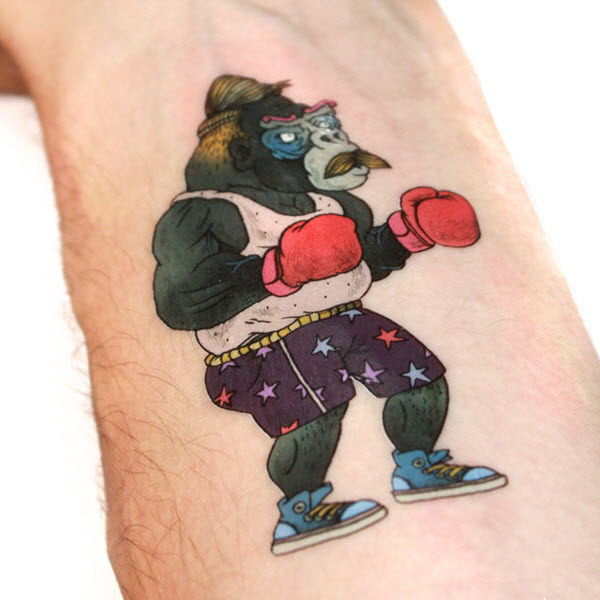 The Pinup & The Boxer  - Tattoonie (2 Tatuagens)