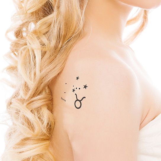 Astrologische Stier Tattoo