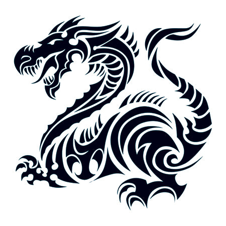 Dragon Noir Tattoo