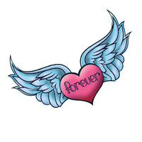 Forever Winged Heart Tattoo