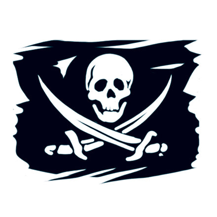 Piratenflagge Tattoo