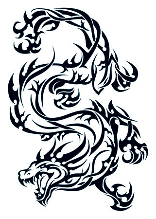 Chinese Dragon  Temporary tattoos for kids  Tattootatu