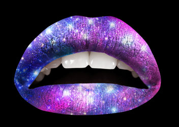 The Galaxy Violent Lips (3 Conjuntos Del Tatuaje Del Labio)