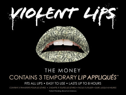 The Money Violent Lips (3 sets Tattoos Lèvres)