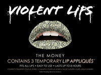 The Money Violent Lips (3 Conjuntos de Tatuagens Labiais)