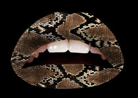 Snake Violent Lips (3 Conjuntos Del Tatuaje Del Labio)