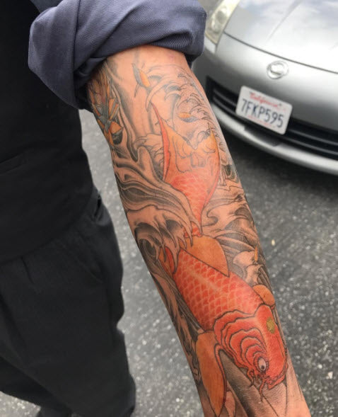 Tatuaggio Extra Large Koi
