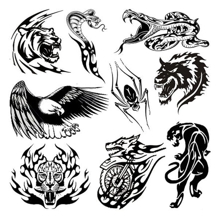 Harte Tiere Tattoos (9 tattoos)