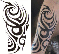 Tatuaggio Duro Tribale Manica