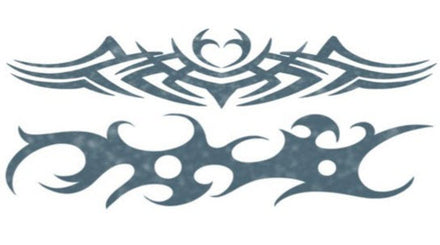 Más Duro - Tough Guy Tribal - Tinsley Transfers (2 Tatuajes)