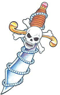 Tatuagem Espada De Pirata Tradicional