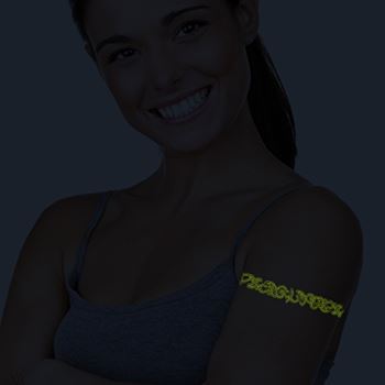 Bracciale Tribale - Tatuaggio Fluorescente