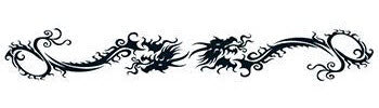Bande Dragon Tribal Tattoo