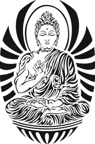 Tatuaggio Buddha Tribale