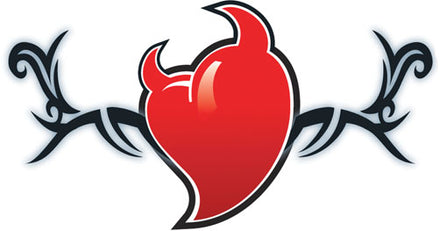 Tribal Devil Heart Tattoo