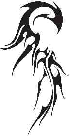 Crochet Tribal Tattoo