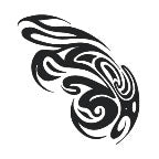 Tribal Swirls Tattoo