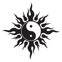 Yin Yang Tribal Tattoo