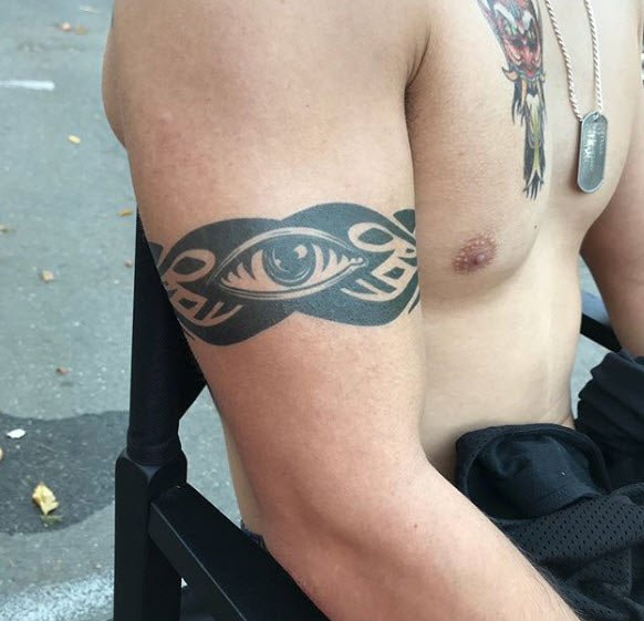 Oeuil Tribal - Tough Guys Tribal - Tinsley Transfers (2 Tattoos)