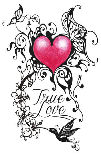 Tatuaggio Tribale True Love
