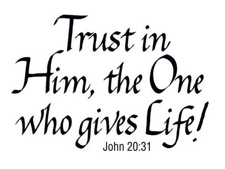 Trust in Him Tattoo