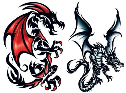 Leviathan Draken Tattoos