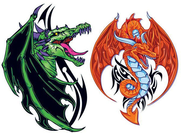 Vasuki Dragons Tattoos