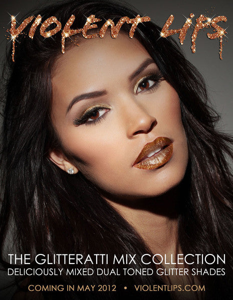 Orange Spice Glitteratti Mix Violent Lips (3 Conjuntos Del Tatua