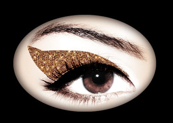 Violent Eyes Bronze Glitteratti (8 Tatuaggi Occhi)