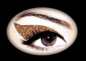 Bronze Glitteratti Violent Eyes (8 Tatuagens de Olho)