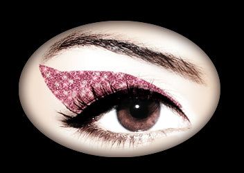 Violent Eyes Pink Glitteratti (8 Tatuaggi Occhi)