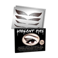 Violent Eyes Smokey Metal Glitteratti (8 Tatuaggi Occhi)