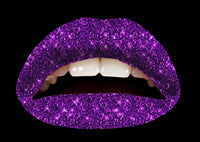 Violet Glitteratti Violent Lips (3 Conjuntos Del Tatuaje Del Lab