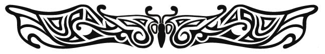 Bracciale Di Farfalle - Tatuaggio Fluorescente