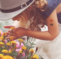Tatuagem Flor de Aguarela
