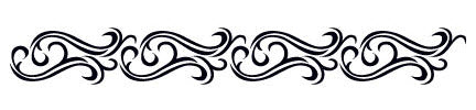 Baroque Waves Armband Tattoo