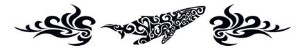 Whale Arm Band Tattoo