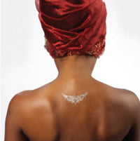 White Temporary Tattoo Spray + 3 Stencils